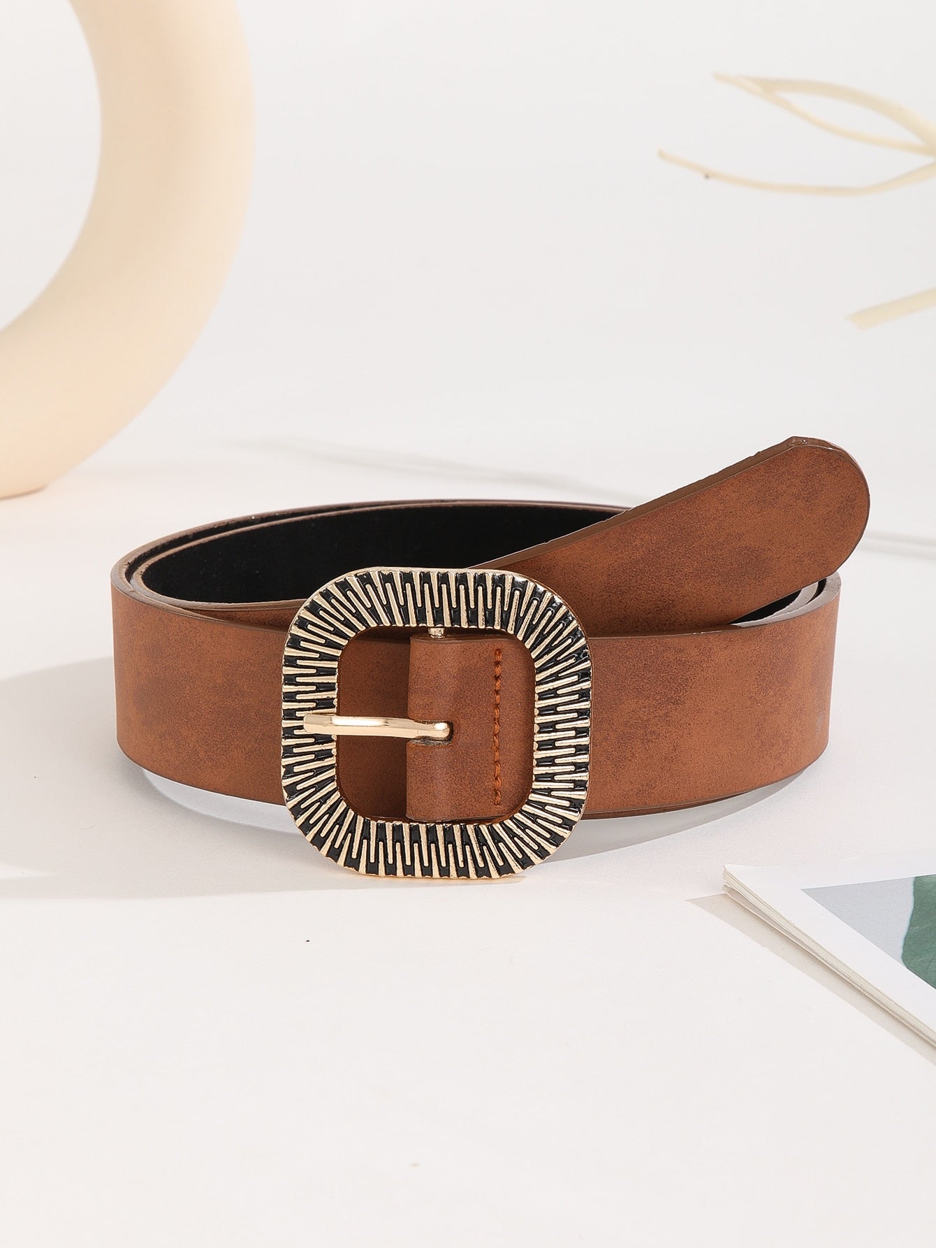 Boho Geo Schnallen Gürtel & Lochzange