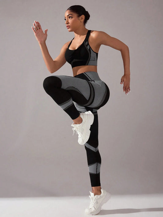 Backless Workout Set – Vest & Leggings