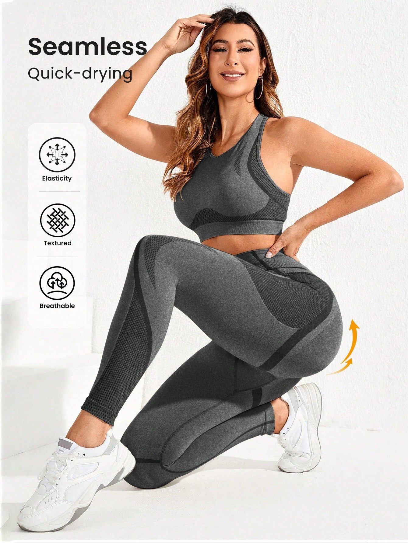 Backless Workout Set – Vest & Leggings