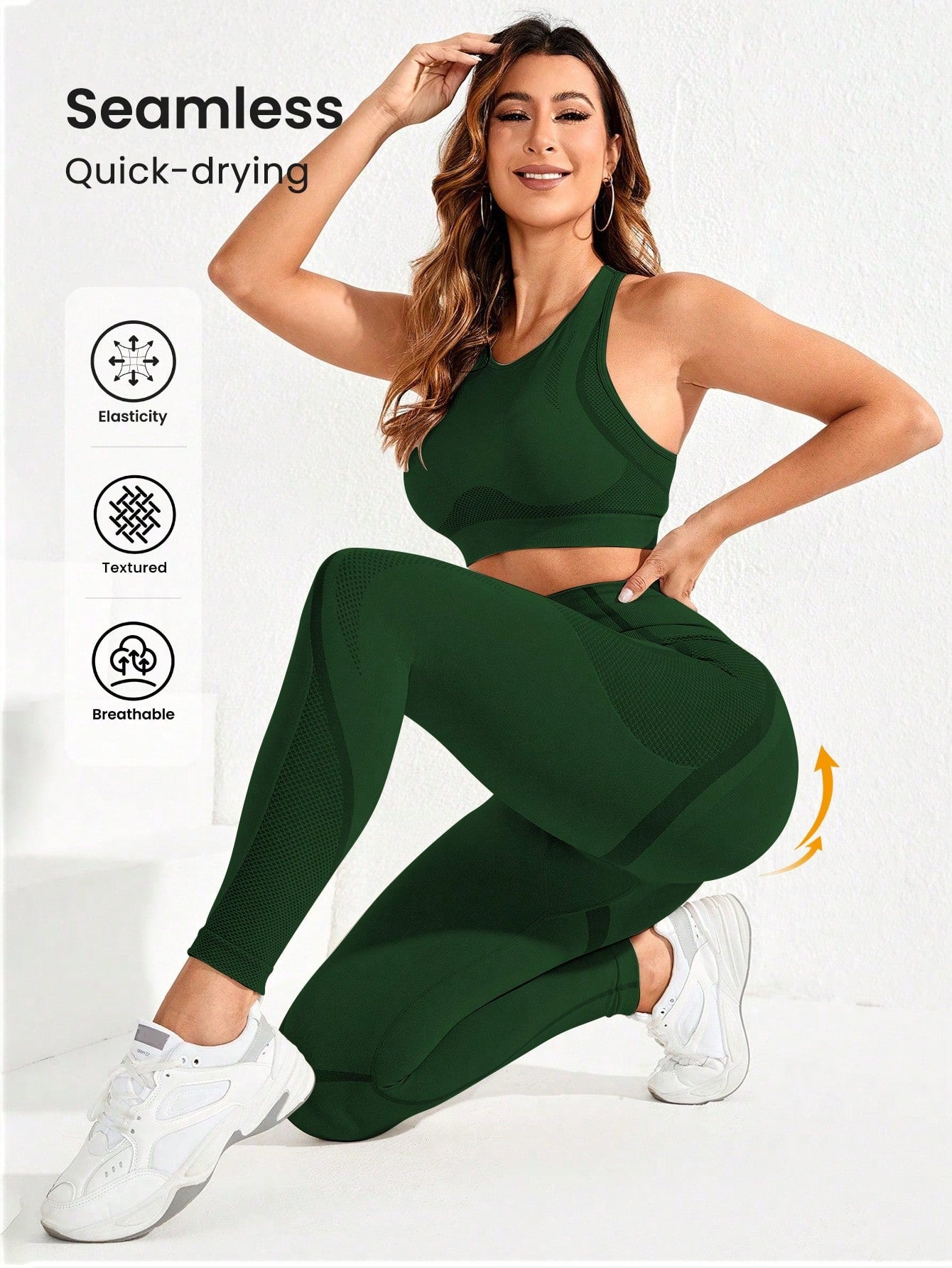 Backless Workout Set – Vest & Leggings