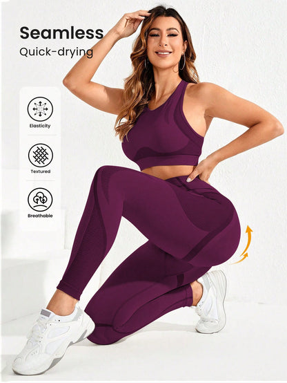 Backless Workout Set – Vest & Leggings